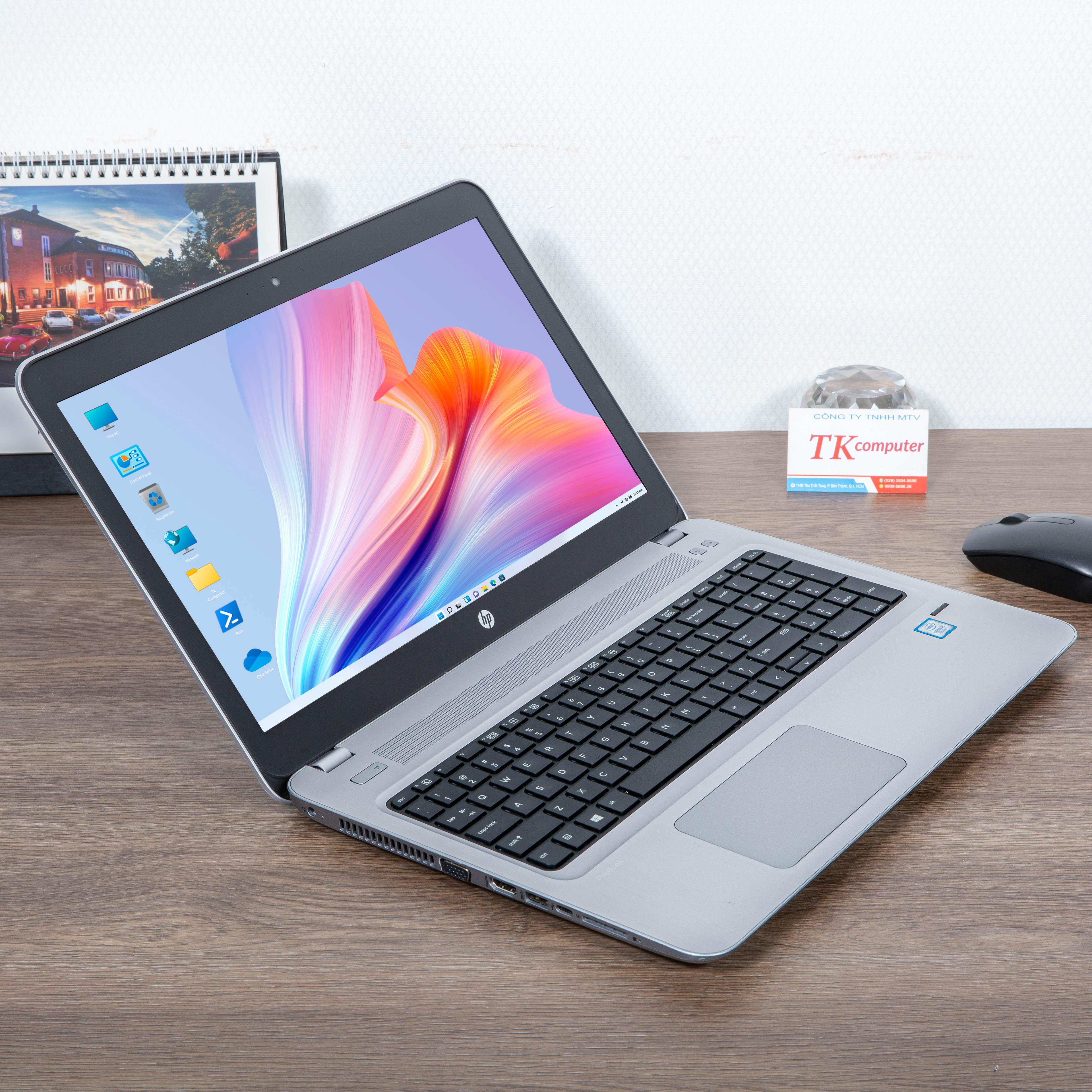 HP ProBook 450 G4 15.6" – Intel I5-7200U, 8GB RAM, 128GB SSD, Windows 10 – Ricondizionato