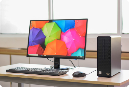 HP Slim S01: Thiết kế hoàn hảo dành cho không gian nhỏ